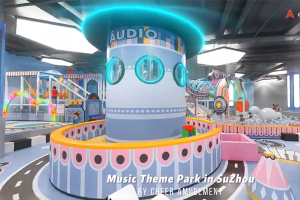 Music Theme Play Park Kids Indoor Playground by Cheer Amusement